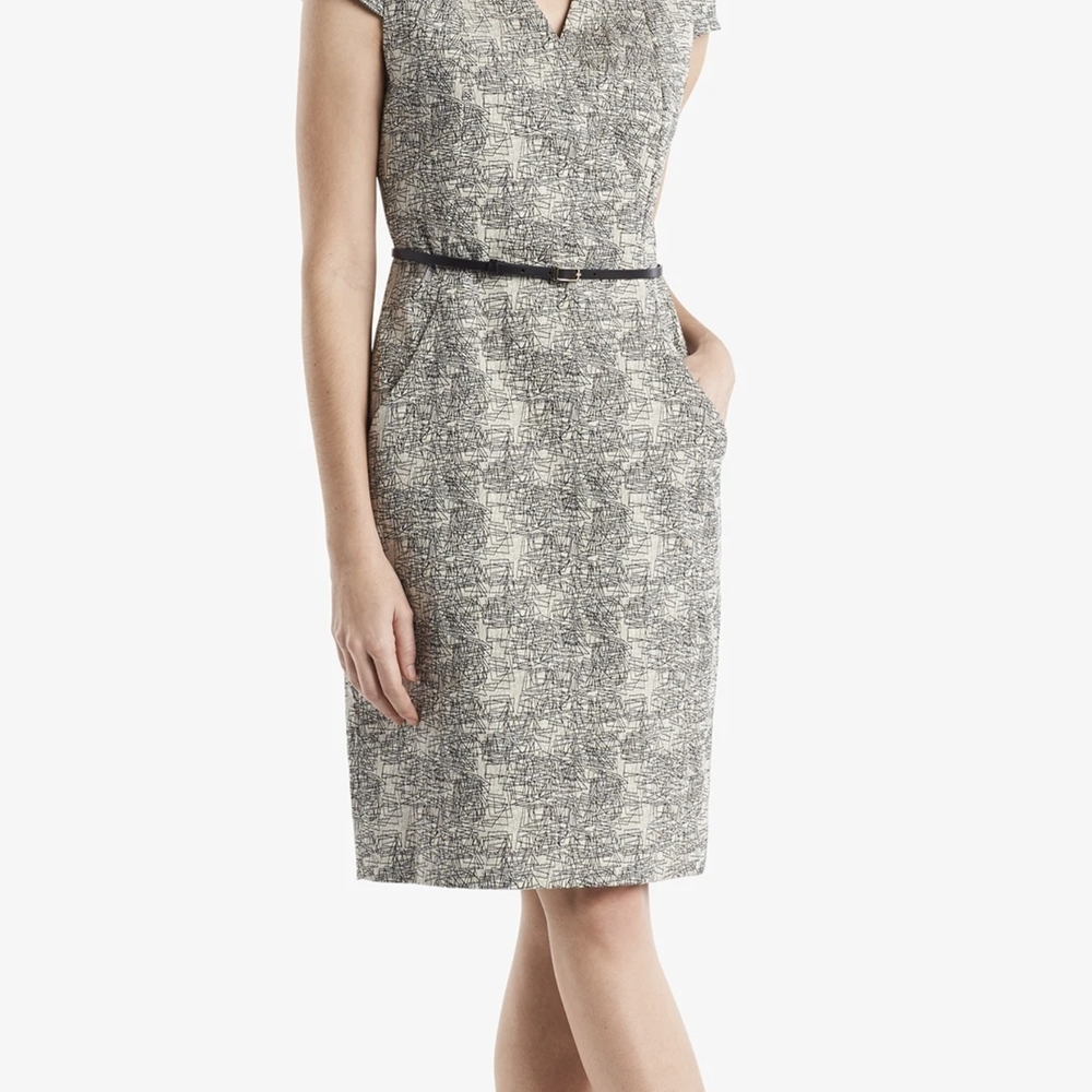 MM LaFleur Felisa Dress - Scribble Jaquard